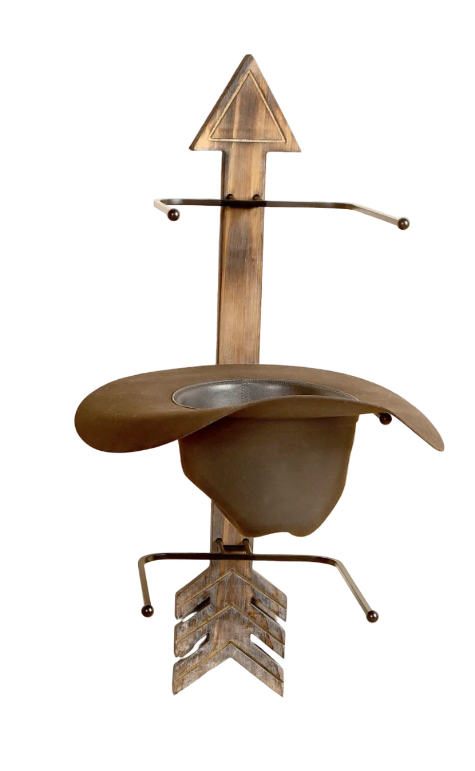 מעמד כובעים מתכת