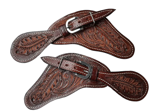 Leather straps brown